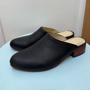 Nisolo black mules - 6.5W